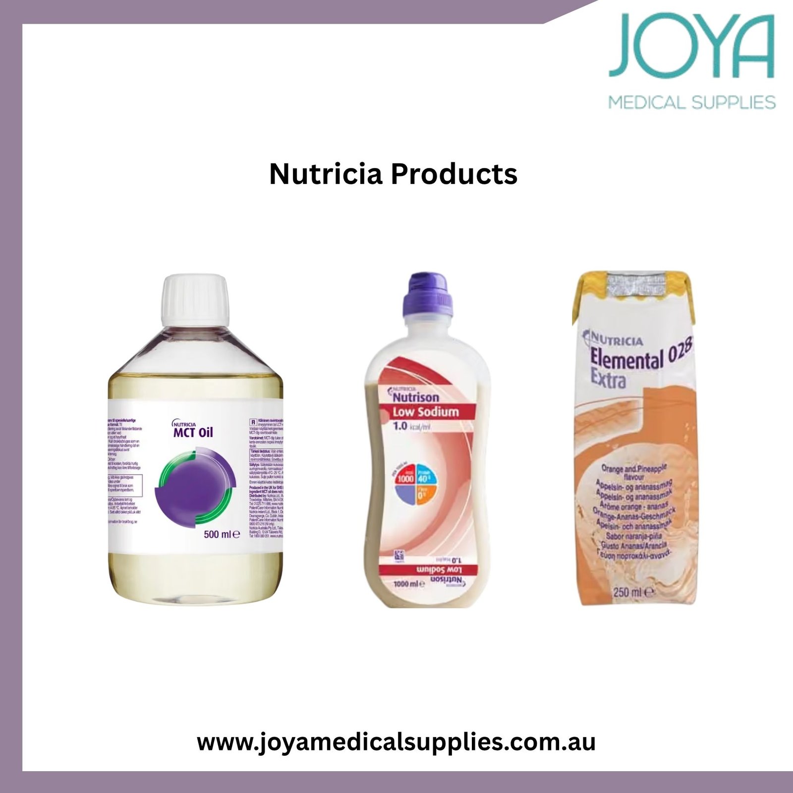 Buy Nutricia Products in Australia - Joya Medical Supplies