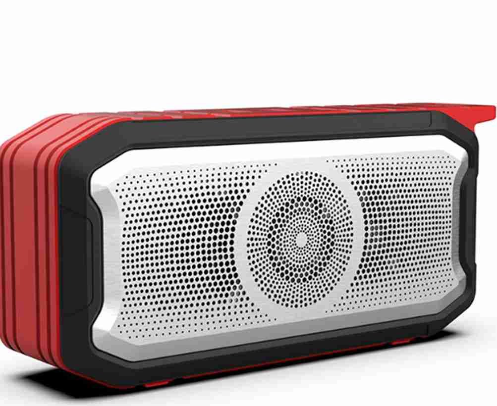 Wireless Bluetooth Speaker 5.0 IPX7 Waterproof - Red for Sale