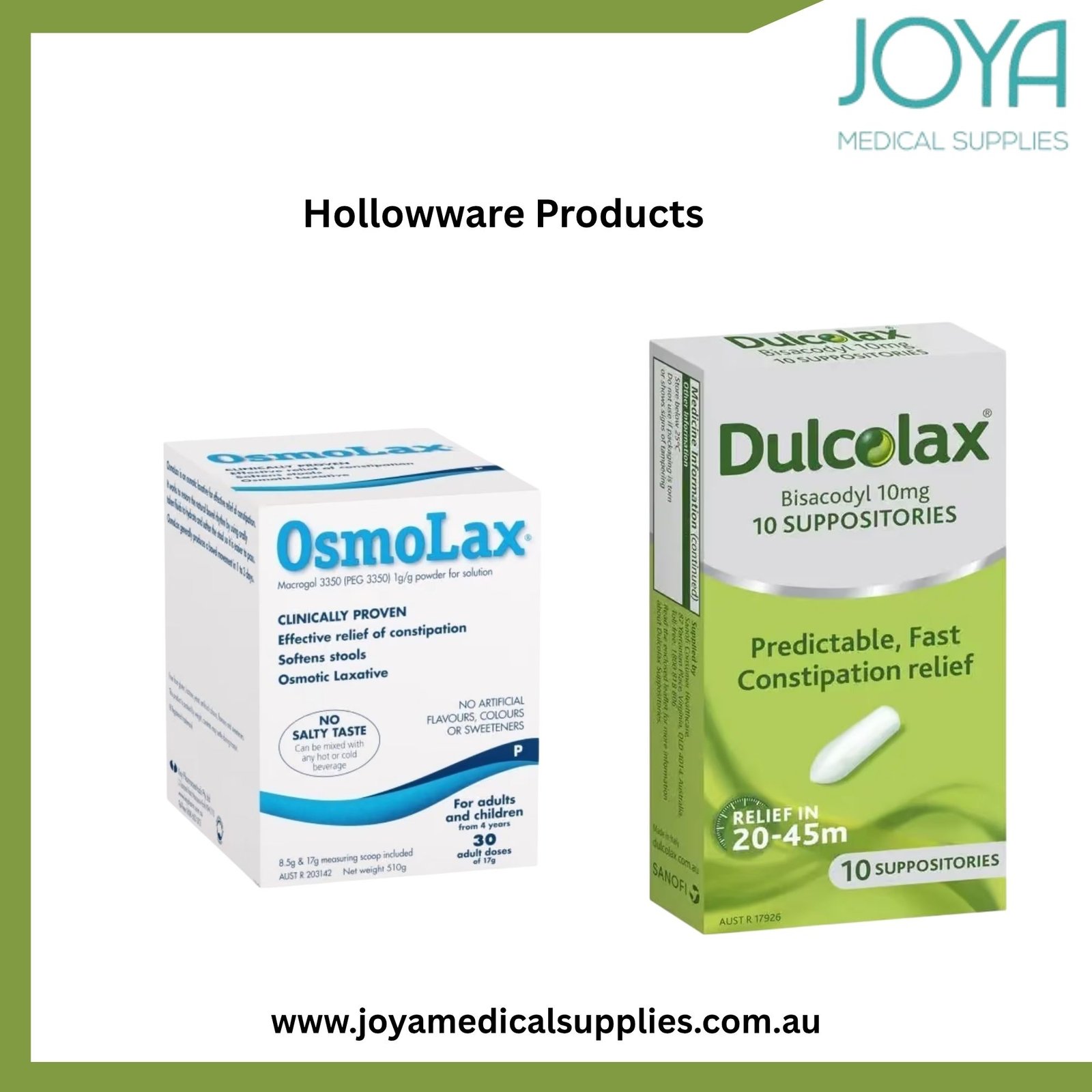Buy Hollowware Products in Australia - Joya Medical Supplies