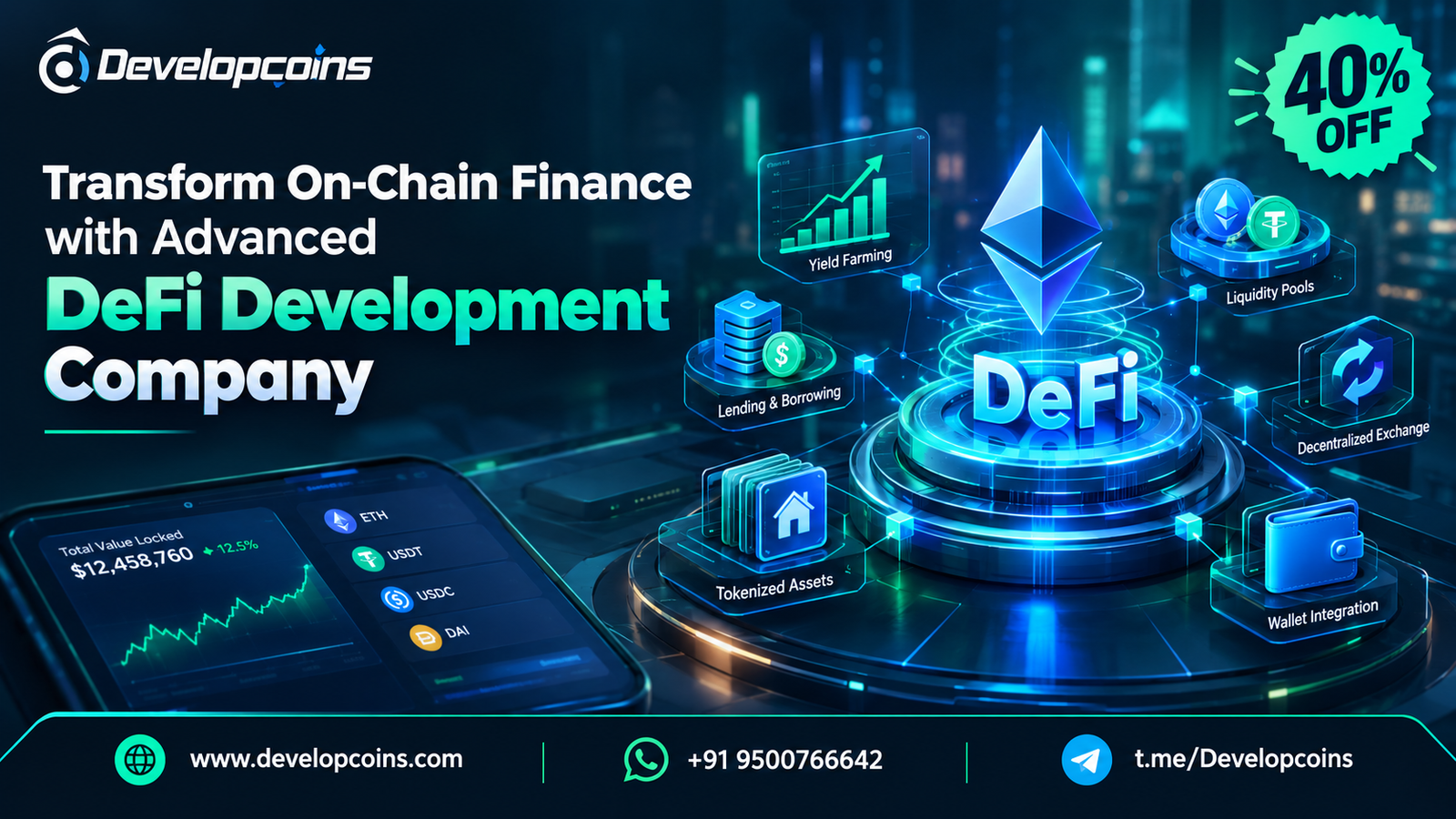 Transform On-Chain Finance with a DeFi Development Company