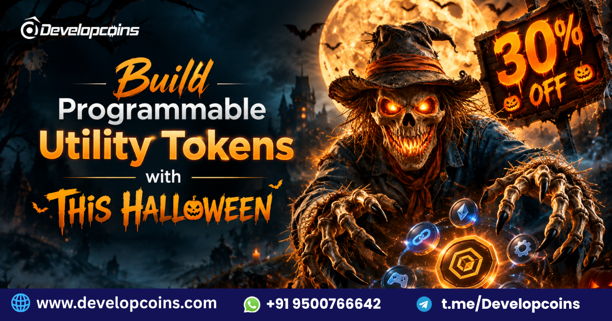 Build Programmable Utility Tokens with 30% OFF This Halloween