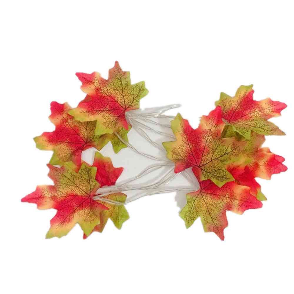Maple Leaves Shape Led String Light Christmas Decoration for Sale
