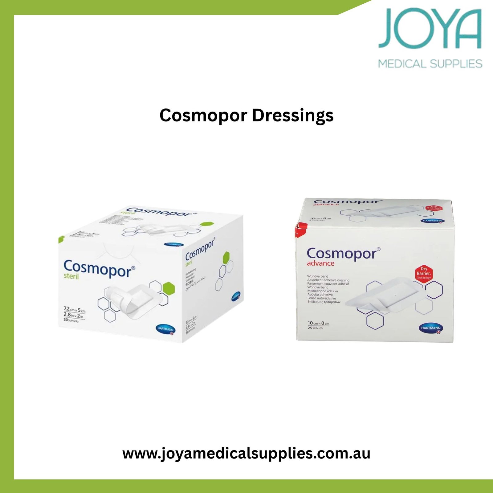 Buy Cosmopor Dressings in Australia - Joya Medical Supplies