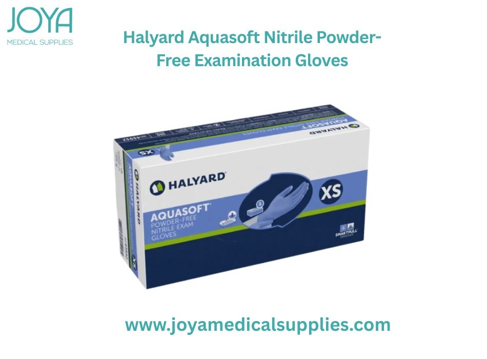 Buy Halyard Aquasoft Nitrile Powder-Free Examination Gloves | Joya Medical Supplies