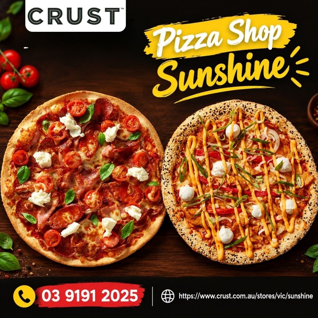 Pizza Shop Sunshine | Fresh Signature Pizzas at Crust Pizza