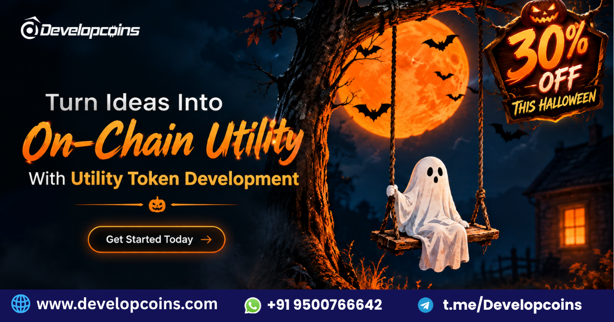 Turn Ideas Into On-Chain Utility With 30% Off This Halloween on Utility Token Development