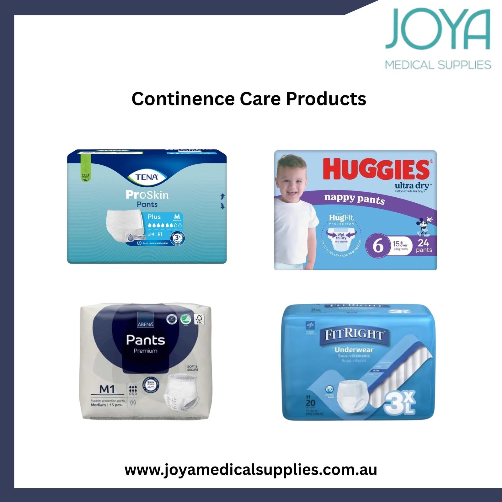 Buy Continence Care Products in Australia - Joya Medical Supplies