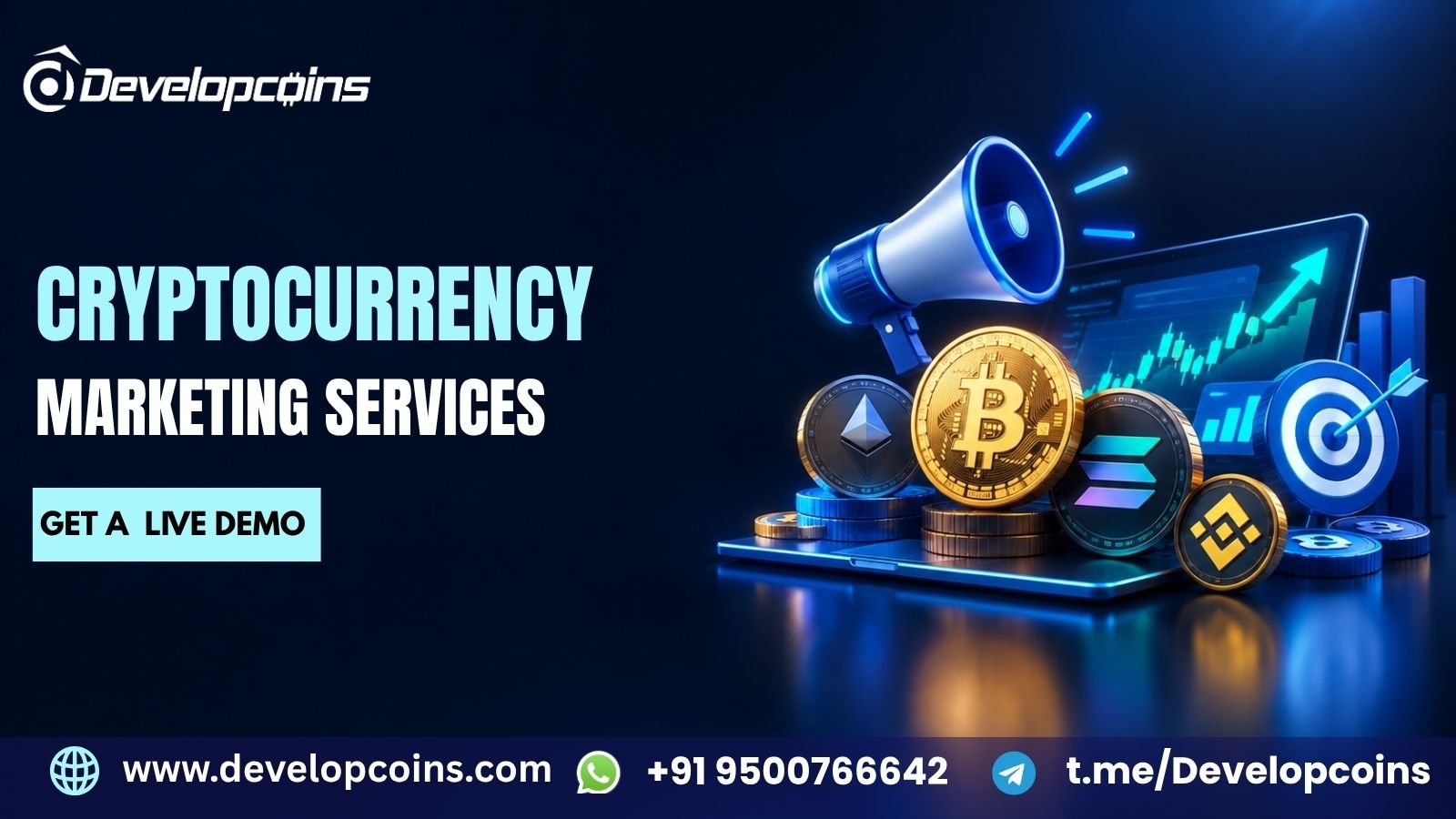 Turn Crypto Innovation into Digital Influence with Cryptocurrency Marketing Services